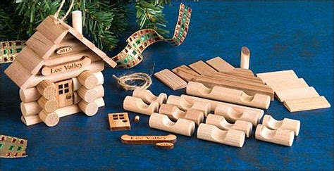 Log cabin ornaments $ 9.00. Log Cabin and Barn Ornament Kits (With images) | Christmas ...