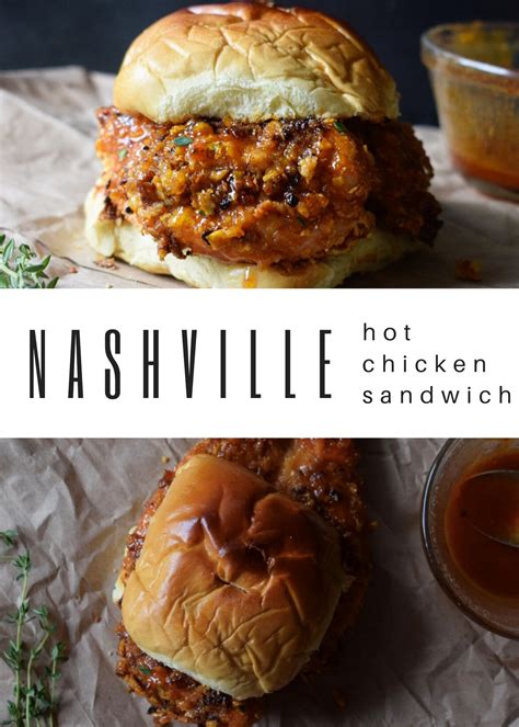 Recipe for a fried nashville hot chicken sandwich with homemade pork rinds. Nashville Hot Chicken Sandwich - kneadmorefood
