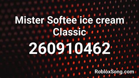 Select from a wide range of models decals meshes plugins or audio that help bring your imagination into reality. Mister Softee ice cream Classic Roblox ID - Roblox music codes