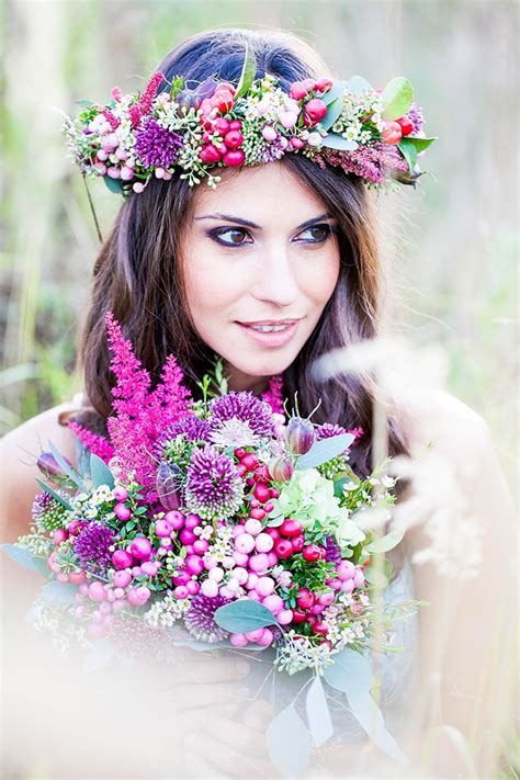 Wir haben tipps und schönsten vorlagen für fürbitten auf der hochzeit zusammengetragen. Bohemian Blumenmeer | Blumenstrauß hochzeit, Herbstliche ...