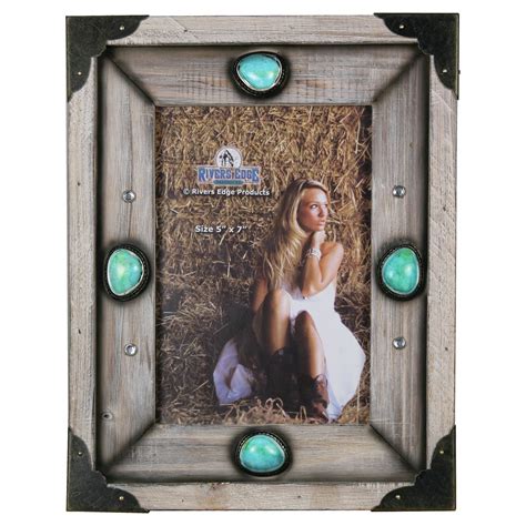 Frame your photos in western style picture frames, horse picture frames, south western style picture frame western theme frames offered in a variety of standard sizes and unique styles. River's Edge Products Wood Western Picture Frame with ...