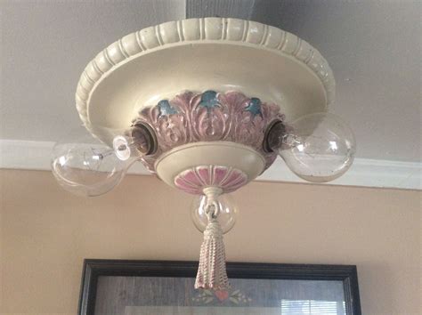 Antique lighting fixtures are a valuable and inspirational decorative accent in a real estate investment. Antique Art Deco 3 Bulb Flush Mount Ceiling Light Fixture ...