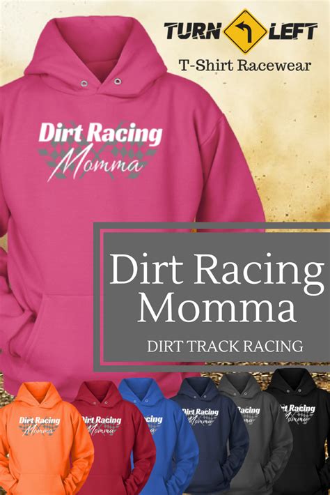 Dirt Track Racing Hooded Sweatshirt Mom Racing | Racing ...