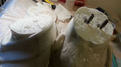 How do you repair a cracked marble countertop? Statuary Marble Head/Bust (Split Restoration)