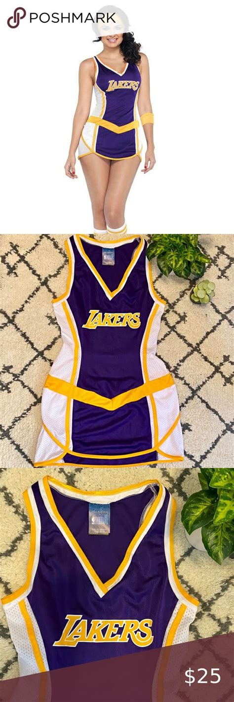 Shop a refined collection of lakers basketball jerseys from your favorite brands like nike, adidas 99 lakers jersey men ultra game nba men's fleece hoodie pullover sweatshirt poly midtown. Leg Avenue Laker Girls Jersey Dress Costume in 2020 ...