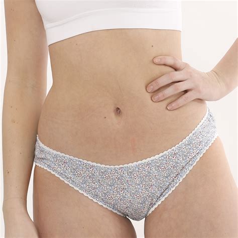 Maille, dentelle, coton, grandes tailles. Culotte femme en Liberty Betsy Porcelaine - JoliPim ...