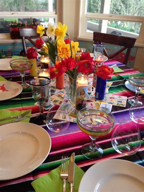 Get more photo about home decor related with by looking at photos gallery at the bottom of this page. Mexican night | Table decorations, Mexican night, Decor