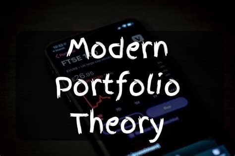 El programa máster en corporate finance y banca de inversiones tiene como objetivo primordial. What is Modern Portfolio Theory and Portfolio Risk ...