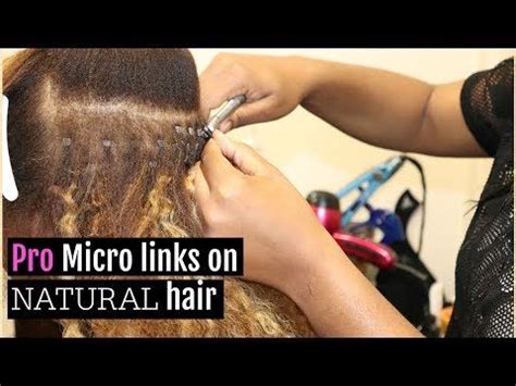 * hair extensions can be straightened, curled, bleached, dyed, colored, etc. Get the Pros and Cons on Micro Links on Curly Natural Hair ...