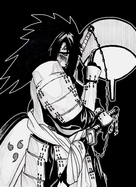 Maybe you would like to learn more about one of these? Uchiha Madara -Black and White by Tionniel on DeviantArt