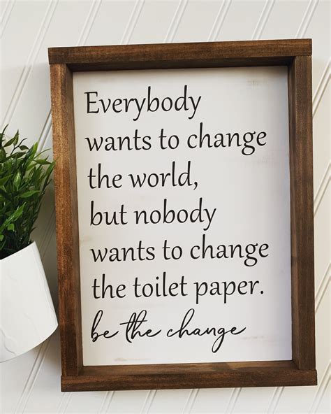 Let's go everybody come to haeundae beach. Everybody wants to change the world | bathroom sign | wood ...