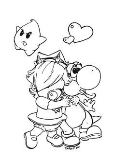 Rosalina, known as rosetta in japan (ロゼッタ), is a fictional character in the mario series of video games. 56 Super mario colouring pages ideas | mario coloring ...