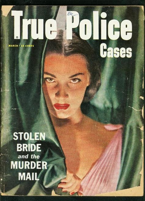 True Police Cases, March 1951. | Police, True, True crime