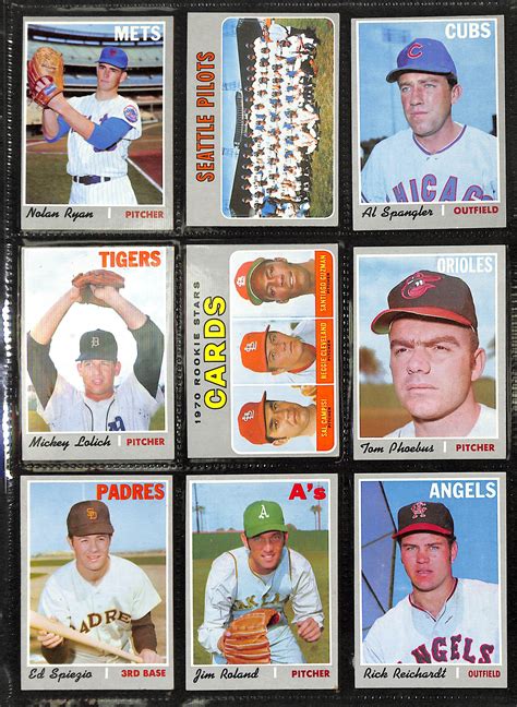 In the 1950s they came with a stick of gum and a limited number of cards. Lot Detail - 1970 Topps Baseball Card Set