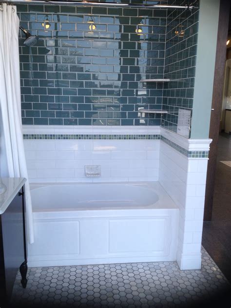 Need help with guest bathroom used by tween boy and girl. Subway and glass tiles for the tween bathroom . | Bathroom ...