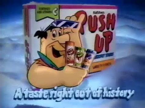 It looks like this was what he was doing with those expressions. Flintstones Push-Ups commercial (1990) - YouTube