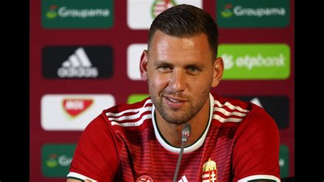 Ádám szalai celebrates with the fans after scoring a goal for hungary against austria. Szalai Ádám: Kezdjek el egy olyan sajtótájékoztatót, mint ...