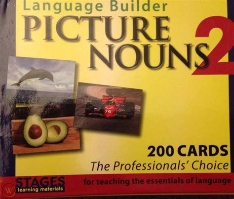 The language builder picture noun cards contain 350 photographic flashcards for teaching key language concepts to children with autism or other these basic cards foster matching, labeling and categorization skills. Language Builder Nouns Set 2 200 Real Photo Flash Cards Autism Education | #1819963008