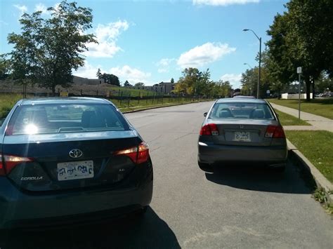 Line up your vehicle with the parked vehicle directly in front of your desired spot. Parallel parking made easy - The Safe Driver