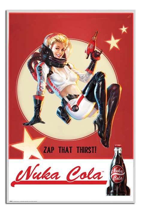 Mountains of wealth your own backyard!. Fallout Nuka Cola Poster New - Maxi Size 36 x 24 Inch | eBay