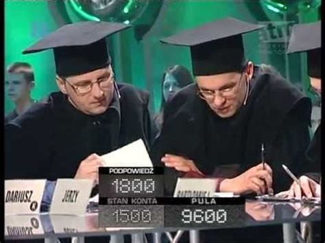 Polski teleturniej emitowany od 4 listopada 2002 do 25 lutego 2005 na antenie polsatu, prowadzony przez krzysztofa ibisza. Awantura o kasę (63) - YouTube