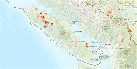 Metro vancouver issued an air quality advisory for the region and. Over 30 new wildfires are raging on Vancouver Island