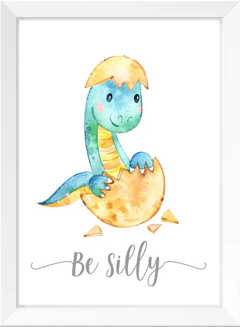 Nursery wall decor is a great way to brighten up your baby's room. Dinosaur Nursery Prints Set, Baby Kids Room Dinosaurs ...