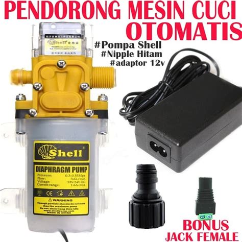 Mesin air terbaru tanpa ada cetak cetek jika air habis atau tinggal sedikit jadi hemat listrik. Jual Paket Lengkap Pompa Pendorong Mesin Cuci Otomatis ...