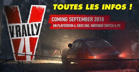 Envie de jouer aux meilleurs jeux de rally gratuits ? V-Rallye 4 (PS4, XBOX, PC, Switch) : date de sortie ...