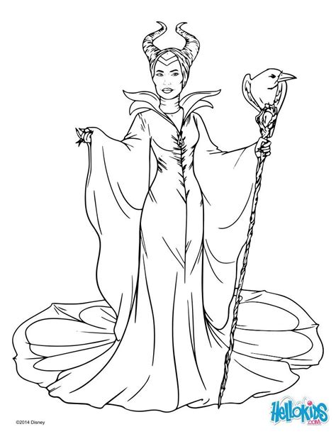 Something evil's afoot in this disney coloring page featuring sleeping beauty's resident villain, maleficent. Maleficent Coloring Pages - Coloring Home