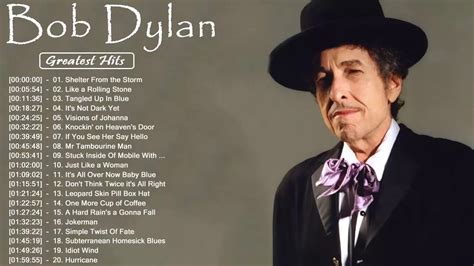Often regarded as one of the greatest songwriters of all time. Bob Dylan Greatest Hits - Bob Dylan Best Songs Playlist ...