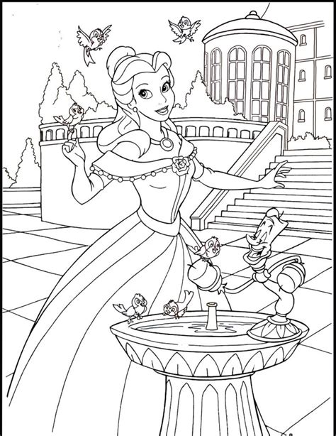 Free printable princess belle coloring pages. Princess Belle Coloring Pages at GetColorings.com | Free ...