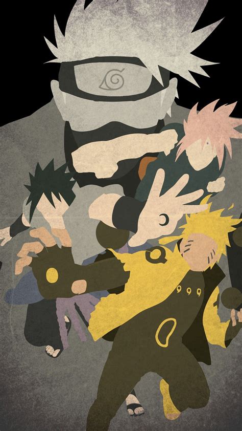 Naruto Minimalist Mobile Wallpaper | narutoo | Pinterest ...