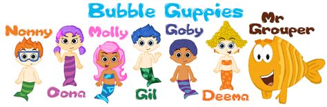 Watching the show with my three year old daughter has given me some ideas about the show. Bubble Guppies Cast by Kip430 on DeviantArt