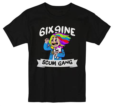 Video lucu 2020 cartoon 18+ (dewasa). Tekashi69 6ix9ine Scum Gang Rapper Rap Hip Hop T Shirt S ...