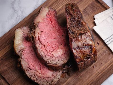 This boneless prime rib roast spends a night in the refrigerator to dry before being rubbed with horseradish and mustard, sprinkled with seasonings, and roasted to perfection. The Best Prime Rib Recipe | Food Network Kitchen | Food ...