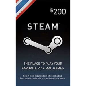 Maybe you would like to learn more about one of these? Steam Wallet Thai 200 THB ราคาถูกสุด รับ Code ทันที เปิด ...