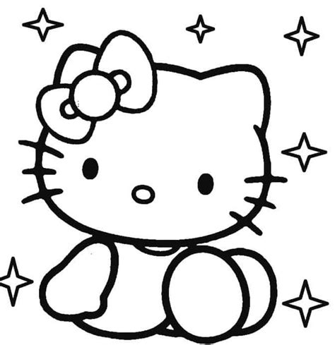 Print hello kitty coloring pages. 11 Free Printable Hello Kitty Coloring Pages - 1NZA