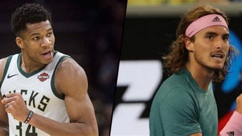 You are at:home»video»giannis antetokounmpo e tsitsipas prendono in giro kyrgios in un video. Giannis Antetokounmpo and Stefanos Tsitsipas nominated for ...