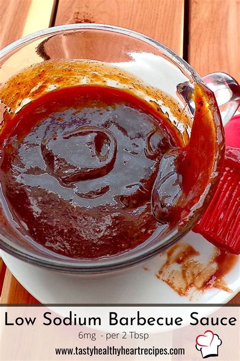 Create very low sodium sides for family and guests. Low Sodium Barbecue Sauce - Tasty, Healthy Heart Recipes ...