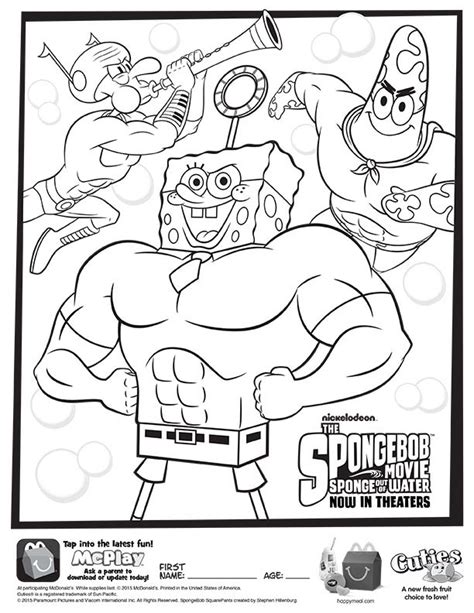 Horse color page thoroughbred 001. Spongebob - Kids Time