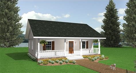 This collection includes small homes, quaint cottages, and even some garages with apartments. Cottage House Plan with 2 Bedrooms and 1.5 Baths - Plan 5634