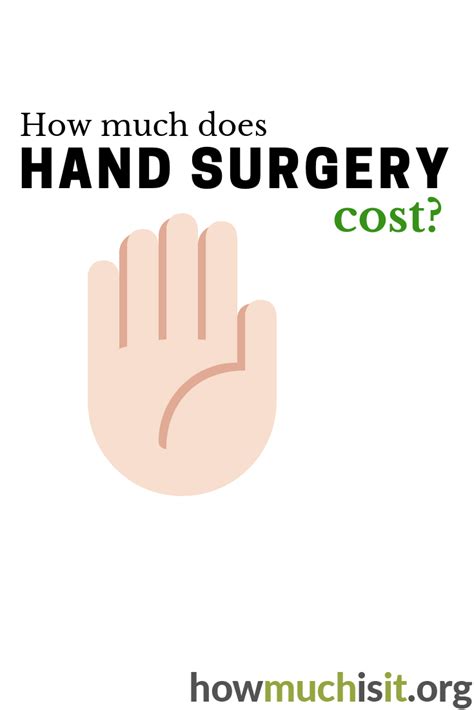 Here are some realistic tips from webmd. How Much Does Hand Surgery Cost? (With images) | Hand ...