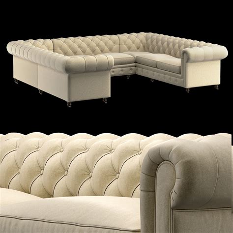 By jennifer taylor $ 1449 41. 3D Chesterfield Sofa U-Shaped | CGTrader