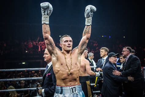 Podés golpear ¿vas a aguantar? Usyk insiste en que es el retador obligatorio de Joshua ...