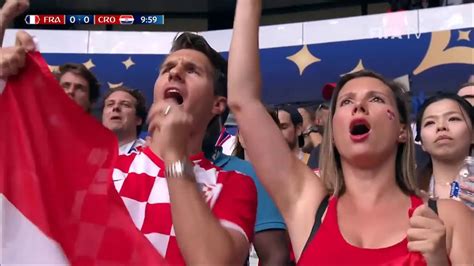 The 2018 world cup final between france and croatia. Croatia vs France /First Half WC 2018 Final (Russia 2018 ...