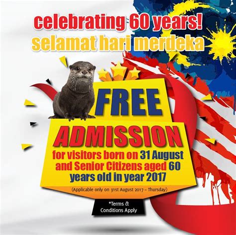 • senior citizen & oku must purchase their special rate tickets at the ticketing counter of aquaria klcc. Aquaria KLCC FREE Admission for Visitors Born 31 August or ...