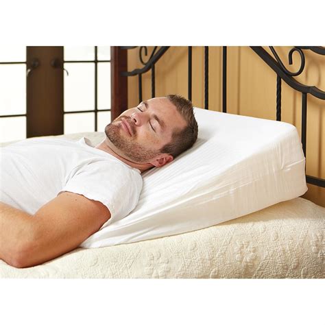 Designed to sit upright or reclined while relieving tension and aligning your back. Home Comforts Memory Foam Wedge Pillow - 233129, Pillows ...