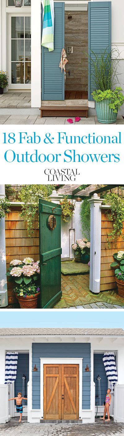 Outdoor showers may seem like a luxury—something that only those with beach houses would need or be lucky enough to have. Pin on Outdoor Showers & Cool Pools