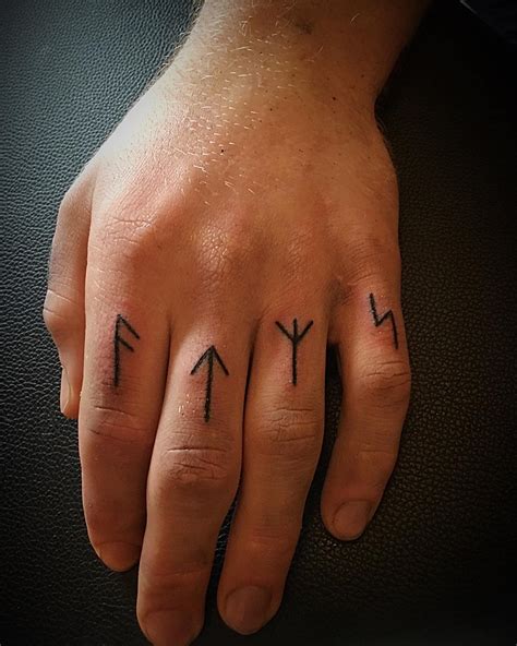 Tye rune tattoos / territoriovikingo: Tye Rune Tattoos : Tyr Symbol - The archaic language is ...